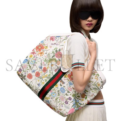 GUCCI GIGLIO FLORA LARGE TOTE BAG ‎853971 (46*40*16cm)